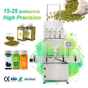 Tự động đậu chai Máy chiết rót đậu xanh đậu nành gạo Jar điền máy móc cho doanh nghiệp nhỏ - Product Image 1
