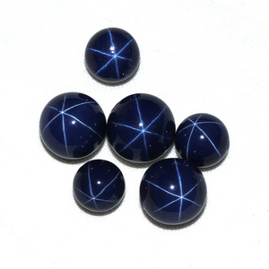 Синтетический сапфир Starlight Blue Sapphire <span class=keywords><strong>Corundum</strong></span>, выращенный в лаборатории, в форме кабошона, свободные камни, бусины из корунда Star <span class=keywords><strong>Corundum</strong></span> - Product Image 1