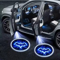 Lumière de porte de voiture LED, lampe de bienvenue, projecteur laser, logo, projecteur sans fil, lampe d'ambiance, ombre fantôme, veilleuse, accessoires de voiture