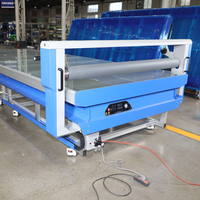 Table de travail grand format personnalisée de 1,6 m x 4 m, applicateur de rouleau de vinyle, laminateur à plat LeFu LF1740-B4