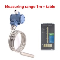 High Temperature 304 Stainless Steel Armored Level Transmitter 4-20mA Output for Gasoline Diesel Soybean Oil and Water