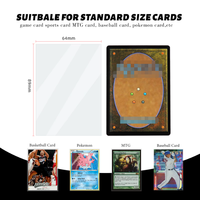 Manches de Cartes de Jeu de Société Taille Standard Bleu Ciel Transparentes 64x89mm Ajustement Parfait 1000 Pièces
