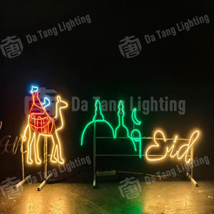 Esculturas de Luz Personalizadas con Forma de Luna para Ramadán, Adaptables a la Curva del Terreno y al Estilo de Iluminación para Centros Comerciales, Hoteles, Parques y Proyectos Navideños - Product Image 5