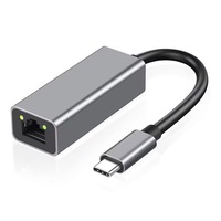 Adaptador USB C a Ethernet sin Controlador, RJ45 a USB C, Compatible con Thunderbolt 3 y 4, Adaptador de Red LAN Gigabit Ethernet Tipo C de 1 Gbps