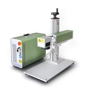 Fabrik CNC Tragbare Laser Kennzeichnung Gravur Maschine Für Gold Silber Schmuck stecher 20 watt 30w 50w 100w mit dreh
