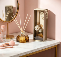 Diffuseur de parfum sans flamme à bâtonnets d'huiles essentielles, sans alcool, longue durée, pour chambre et décoration intérieure, purificateur d'air