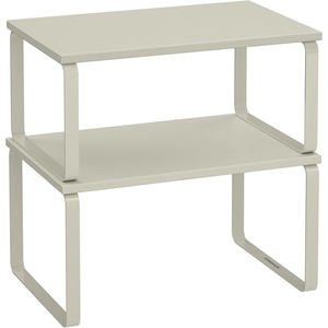 खनीय विस्तार धातु लकड़ी कैबिनेट आयोजक शेल्फ रसोई काउंटर अलमारियों रसोई भंडारण मसाला रैक - Product Image 3