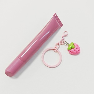 Tube souple de 10 ml blanc, <span class=keywords><strong>rouge</strong></span>, rose pour gloss, crème contour des yeux, écran solaire, perforé avec pendentif porte-clés pour sacs et rouges <span class=keywords><strong>à</strong></span> lèvres - Product Image 1