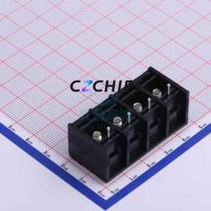 HB66-11.11-04P Barrier Terminal Block Through hole Component (THT),P=11.11mm Connector Three Sides 11.11mm 1x4P Straight Pin - Product Image 2