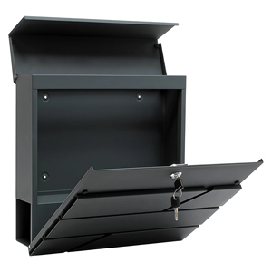 Buzón <span class=keywords><strong>de</strong></span> metal <span class=keywords><strong>de</strong></span> gran capacidad impermeable para Buzón <span class=keywords><strong>de</strong></span> jardín al aire libre - Product Image 4