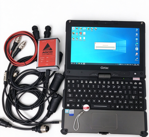 Kit de diagnostic AGCO 2x4 CANUSB EDT avec ordinateur portable Getac pour tracteurs Fendt, Massey Ferguson, Valtra et machines agricoles - Product Image 1