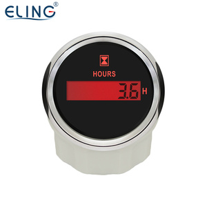 ELING 52mm (2 '') Medidor digital de horas Motor RPM Medidor de horas con retroiluminación roja 12V 24V para tractores de automóviles Barcos ATV <span class=keywords><strong>YTV</strong></span> - Product Image 1