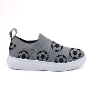 Vente en gros de chaussures pour enfants baskets multicolores tricotées pour tout-petits baskets décontractées sans lacet chaussures pour enfants chaussures de sport pour enfants filles et garçons - Product Image 1