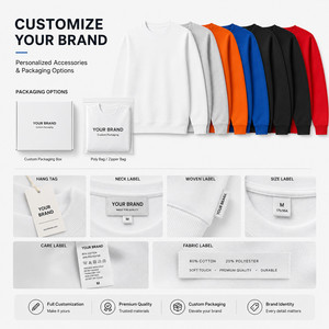 Sudadera Personalizada con Logotipo para Hombre, Cuello Redondo, Unisex, al por Mayor, Estilo Urbano Premium, Sudadera de Forro Polar, 100% Poliéster, Otoño, Tallas S-4XL - Product Image 5