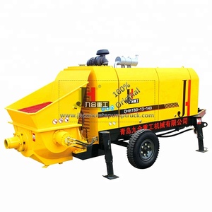 HBT80S-13 JIUHE Electromotor 40 60 80 M³/h Equipo de Bombeo Estacionario para Proyectos de Construcción Bomba de Concreto para Remolque - Product Image 3