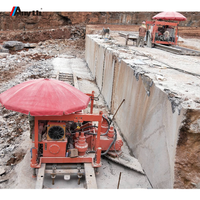 Machine de découpe de blocs de pierre Anyth Diesel pour calcaire, roche, marbre et pierre de carrière, avec scie à chaîne, à vendre