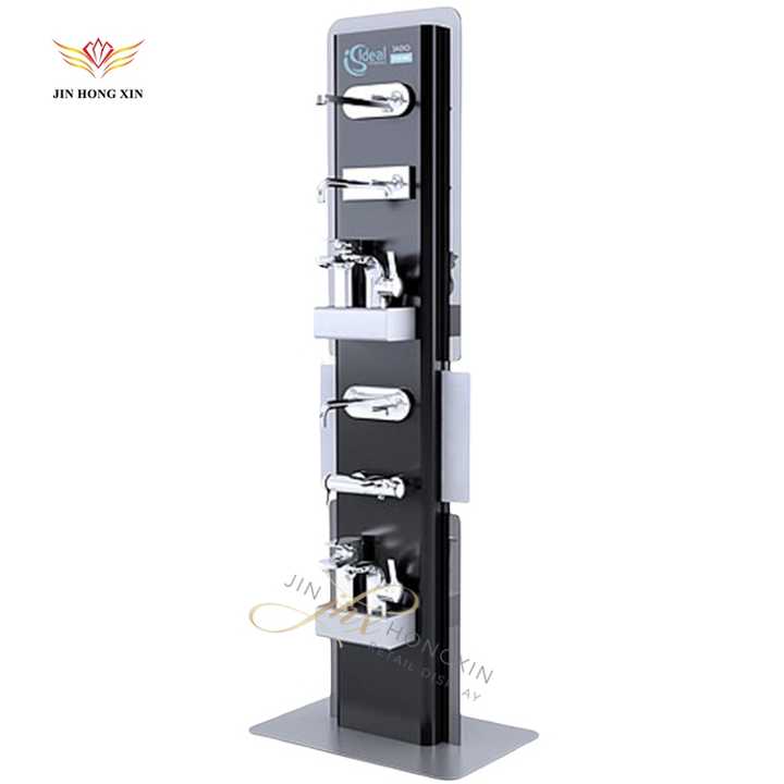 Factory Showroom 4 Sides Wood Slatwall Adjustable Kitchen Tap Shop Rack ...