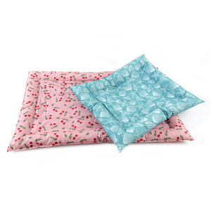 Alfombrilla de hielo para cama de perro, esterilla de enfriamiento para mascotas grandes, con autoenfriamiento, de color dorado, para verano, venta al por mayor - Product Image 5