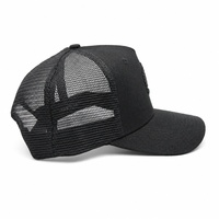 Topi Baseball Dobby Cotton Mesh Custom 5-Panel Snapback Adjustable Breathable Waterproof Curved Brim Unisex Outdoor Sports Hat