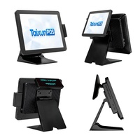 Terminal POS de Alta Calidad, Totalmente Cerrado, a Prueba de Polvo y Niebla, Pantalla POS de 15 Pulgadas, Sistemas POS con Windows