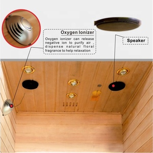 ไม้ที่เป็นของแข็งอินฟราเรดห้องซาวน่า<span class=keywords><strong>G2T</strong></span> Hemlockไม้ซาวน่า - Product Image 3