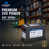 Batterie au sodium-ion 24V 200Ah pour chariot élévateur électrique, AGV, bateau, camping-car, petites machines de construction, 4,8 kWh, avec BMS intelligent intégré
