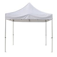 Tente de réception blanche 3x3m, promotion extérieure, pliable, structure en aluminium, tissu Oxford, imperméable, anti-UV, lavable en machine, toutes saisons