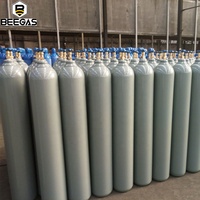 Cylindre de gaz argon haute pureté certifié ISO9001 pour l'industrie du soudage, pression de 150 bars