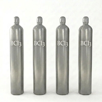 Cilindro de Gas de Acero Electrónico Grado 5N BCl3 de 10L/47L para Grabado de Semiconductores con Válvula CGA660/DISS634, Gas Industrial