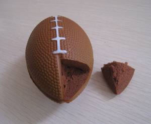 Xinrunjin Ready to Ship 8.5 5.5cm PVC Foam Rugby Pressure Ball Children's <b>Toy</b> Support Customized Creative Gift Reactive Printing - Product Image 6