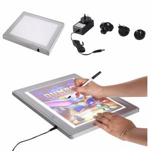 A2 A3 <span class=keywords><strong>A4</strong></span> A5 LED traçage boîte à lumière Rectangle cadre en aluminium dessin lumière <span class=keywords><strong>tablette</strong></span> pour l'écriture et le croquis - Product Image 1