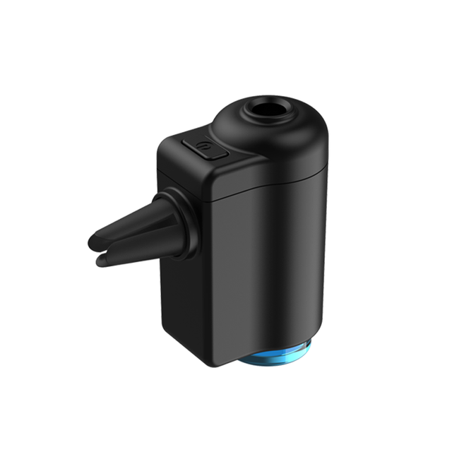 Car Perfume Vent Clip Air Freshener Waterless Battery Operated Ultrasonic Aromatherapy LED Light Luxury Smart Car Aroma Diffuser