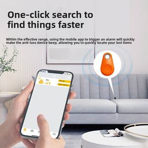 Dispositif anti-perte pour porte-clés avec alarme de localisation sans fil pour téléphone portable, localisateur bidirectionnel multi-OS - Product Image 2