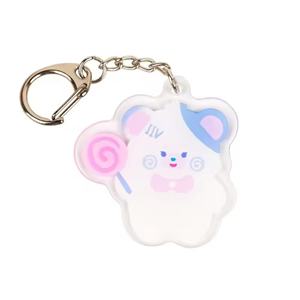 Llavero Acrílico Transparente Personalizado de Alta Calidad en Oferta, Colgantes Coloridos Transparentes, Amuleto Acrílico para Regalo Escolar - Product Image 5