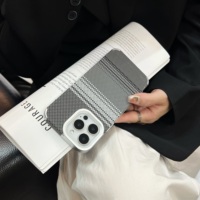 Nouvelle Arrivée Coque de Téléphone Rigide Antichoc Intelligente à Motif Fibre de Carbone pour iPhone 17 Air