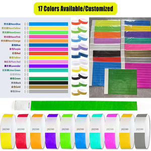Bracelets en Tyvek personnalisés en gros, bracelets imperméables imprimables, billets d'identification, papier promotionnel, bracelets personnalisés - Product Image 3