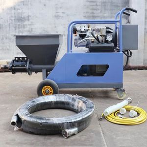 bibo Industrial Intelligent Mortar Spraying Machine Tile Adhesive Cement Glue Mortar <b>Sprayer</b> Machine for Wall Renovation - Product Image 6