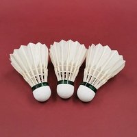 Volant de badminton 3-en-1 en plumes de canard durables et redressées, stable et très demandé, pour le sport, à prix abordable