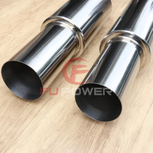 Silenciador de tubo de escape de coche personalizado, silenciador de titanio Universal, salida de 3 pulgadas <span class=keywords><strong>Inelt</strong></span> 4,5/4,75 pulgadas - Product Image 2