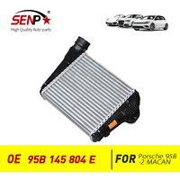 SENP 95B 145 804 E Intercooler Charge Air Cooler Cocok untuk Porsche Macan 95B.2 Turbo Suku Cadang Sistem Pendingin