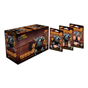 3D-Lentikulardruck Männer-Enhancement-Flaschenkarte Crazy <span class=keywords><strong>69</strong></span> Rhino 7 Kapseln Rhino Pillen Karte Leere Plastik-Kapsel-Flasche - Product Image 4