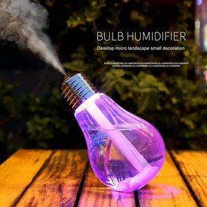 Desktop USB 400Ml Mini LED <b>Bulb</b> Aromatherapy Humidifier Home Ultrasonic Air Humidifier Diffuser Machine Gift Low Price - Product Image 6