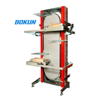 Système de convoyeurs à rouleaux pour entrepôt, élévateur/ascenseur vertical continu multi-niveaux pour palettes, robuste