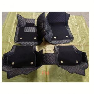 พรมปูพื้นรถยนต์แบบสั่งทำพิเศษ Ekr Custom Fit หนา 10 มม. ผลิตจากหนัง TPE ชุดเต็ม 4 ชิ้น สำหรับรถยนต์ Tesla Volkswagen - Product Image 3