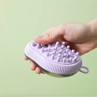 Promotion à Durée Limitée YS : Brosse de Massage et de Lavage Multifonctionnelle en Silicone Souple pour Chiens et Animaux Domestiques