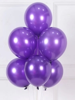 UNUW vente en gros standard mat macaron métallique violet 5 pouces 10 pouces 12 pouces 18 pouces ballons ronds en latex