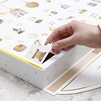 Coffret cadeau islamique personnalisé BespritGift pour le Ramadan avec estampage à chaud doré et impression CMYK, calendrier de l'avent de 30 jours pour les familles musulmanes
