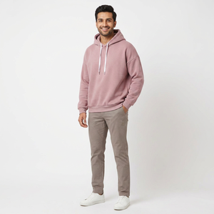 Sweats à capuche personnalisés, couleur unie, épais, manches longues, pulls amples pour femmes, logo personnalisé, sweats à capuche pour hommes - Product Image 1