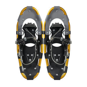 टो बॉक्स ईवीए पैडेड रैचेट बाइंडिंग हील लिफ्ट लचीले पिवट बार टिकाऊ बैक स्ट्रैप के साथ हल्के वजन वाले स्नोशूज़ - Product Image 5