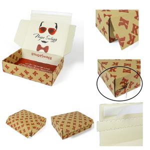 Emballage en carton tissé Crown Win avec fenêtre, pochette zippée auto-scellante, pliage, expédition, cadeau, boîtes en carton ondulé, boîtes à friandises en papier - Product Image 2